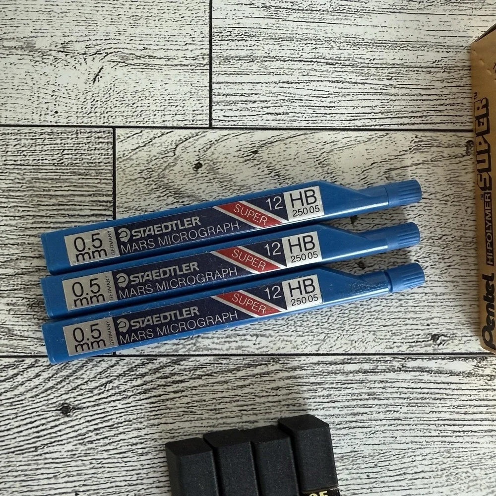 Lead Refills Super Hi Polymer Large Lot 47 Pentel Tubes + 3 Staedtler‎ Tubes